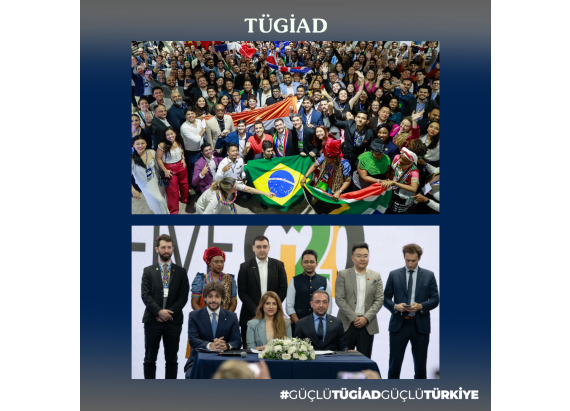 Brezilya G20YEA Heyetimiz Zirve Bildirgesinin İmza Törenine ve Geleneksel Bayrak Açma Törenine Katıldılar
