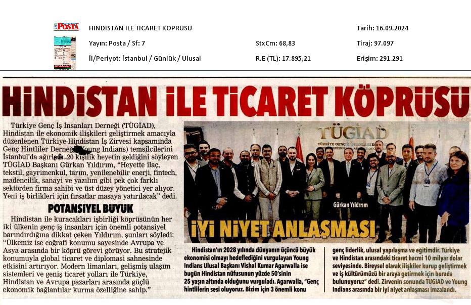 Hindistan İle Ticaret Köprüsü