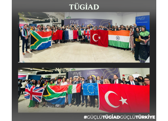 TÜGİAD G20YEA Heyeti, Düzenlenen Geleneksel Bayrak Açma Töreni'ne Katıldılar